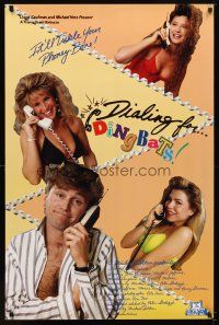 6g239 DIALING FOR DINGBATS 1sh '90 Peter Slodqyk's wacky phone comedy from Troma!
