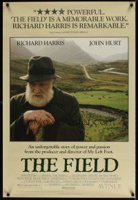 6g300 FIELD 1sh '90 Jim Sheridan directed, cool image of Richard Harris & landscape!
