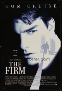 6g305 FIRM 1sh '93 image of Tom Cruise on the run, Sydney Pollack directed, lawyers!