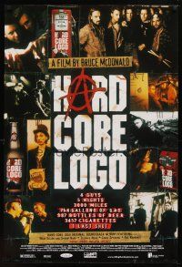6g381 HARD CORE LOGO 1sh '96 Bruce McDonald directed punk rock documentary, Joey Ramone!