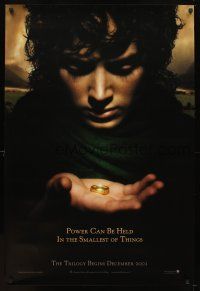 6g495 LORD OF THE RINGS: THE FELLOWSHIP OF THE RING teaser 1sh '01 J.R.R. Tolkien, power!