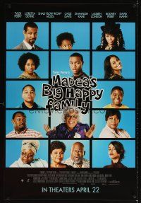6g505 MADEA'S BIG HAPPY FAMILY advance 1sh '11 writer, director & star Tyler Perry & cast!