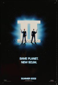 6g526 MEN IN BLACK II teaser DS 1sh '02 great image of Tommy Lee Jones & Will Smith!