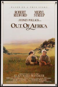6g567 OUT OF AFRICA 1sh '85 Robert Redford & Meryl Streep, directed by Sydney Pollack!