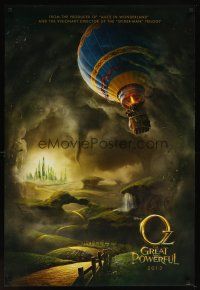 6g573 OZ: THE GREAT AND POWERFUL teaser DS 1sh '13 Sam Raimi directed, Disney, image of balloon!