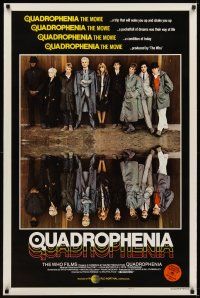 6g607 QUADROPHENIA style A 1sh '79 great image of The Who & Sting, English rock & roll!