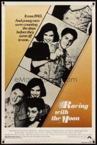 6g609 RACING WITH THE MOON 1sh '84 young Sean Penn, Nicholas Cage & Elizabeth McGovern!