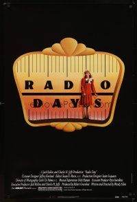 6g610 RADIO DAYS 1sh '87 Woody Allen, Seth Green, Dianne Wiest, New York City!