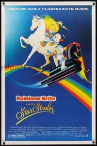 6g615 RAINBOW BRITE & THE STAR STEALER 1sh '85 cute Rich artwork from kid's animation!