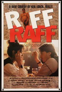 6g637 RIFF-RAFF 1sh '93 Ken Loach comedy, Emer McCourt, Robert Carlyle!