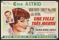 6e322 ASK ANY GIRL Belgian '59 David Niven finds why gentlemen prefer Shirley MacLaine!