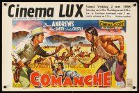 6e330 COMANCHE Belgian '56 Dana Andrews, Linda Cristal, they killed more white men than any other!