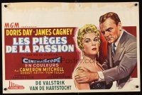 6e352 LOVE ME OR LEAVE ME Belgian '55 sexy Doris Day as famed Ruth Etting, James Cagney!