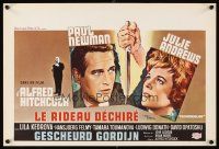 6e384 TORN CURTAIN Belgian '66 Paul Newman, Julie Andrews, Hitchcock tears you apart w/suspense!