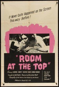 6e012 ROOM AT THE TOP Canadian 1sh '59 Laurence Harvey loves Heather Sears AND Simone Signoret!