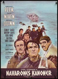 6e285 GUNS OF NAVARONE Danish R70s Gregory Peck, David Niven & Anthony Quinn by Howard Terpning!