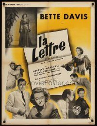 6e175 LETTER French 23x32 '47 different images of fascinating & dangerous Bette Davis!