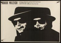 6e765 PRIZZI'S HONOR Polish 27x38 '86 great different art of Jack Nicholson by Wasilewski!