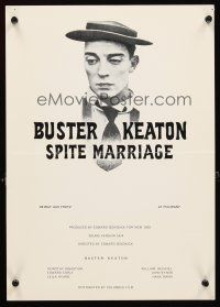 6e054 SPITE MARRIAGE Swiss 12x17 R74 great image of stone-faced Buster Keaton!
