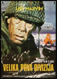 6e400 BIG RED ONE Yugoslavian '80 directed by Samuel Fuller, Lee Marvin in WWII!