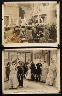 6f758 ABRAHAM LINCOLN 2 8x10 stills '30 D.W. Griffith, Walter Huston in theater balcony!