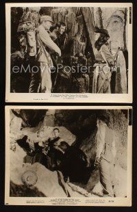6f792 JOURNEY TO THE CENTER OF THE EARTH 2 8x10 stills '59 Jules Verne, Pat Boone, James Mason