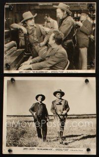 6f802 OKLAHOMA KID 2 8x10 stills '39 great images of James Cagney in saloon & in field!
