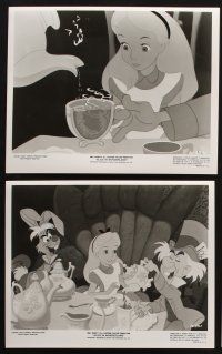 6f289 ALICE IN WONDERLAND 8 8x10 stills R74 Disney classic cartoon from Lewis Carroll's book!