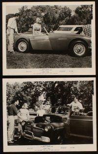6f654 APRIL LOVE 3 8x10 stills '57 Pat Boone & sexy Shirley Jones + cool cars!