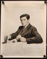 6f693 JOHN GARFIELD 3 8x10 stills '50s great gambling portraits with playing cards & chips!