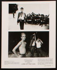 6f446 LORD OF THE FLIES 6 8x10 stills '90 Balthazar Getty in William Golding's classic novel!