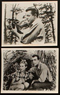 6f454 MYSTERY LAKE 6 8x10 stills '53 Larry Lansburgh, a wilderness that swallows it's victims!