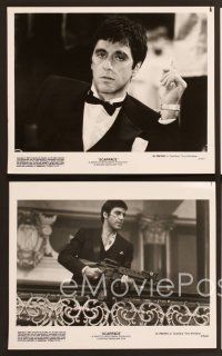 6f531 SCARFACE 5 8x10 stills '83 Al Pacino as Tony Montana, Brian De Palma, Oliver Stone!