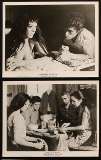 6f479 STRANGERS IN THE CITY 6 8x10 stills '62 Robert Gentile, Camilo Delgado, world without privacy