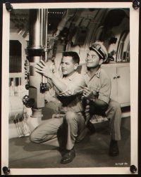 6f378 TORPEDO RUN 8 8x10 stills '58 Glenn Ford & Ernest Borgnine in military submarine!