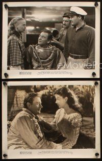 6f749 WAKE OF THE RED WITCH 3 8x10 stills '49 John Wayne, Gail Russell, Adele Mara, Gig Young