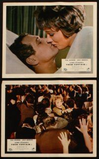 6f141 TORN CURTAIN 8 color English FOH LCs '66 Paul Newman, Julie Andrews, Alfred Hitchcock