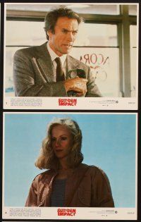 6f151 SUDDEN IMPACT 7 8x10 mini LCs '83 great images of Clint Eastwood as Dirty Harry!