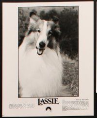 6f070 LASSIE presskit w/ 6 stills '94 Tom Guiry is best friends with classic Collie dog!