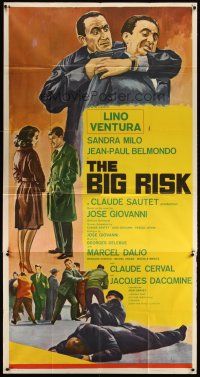 6h518 BIG RISK  3sh '63 Classe tous risques, Lino Ventura, Jean-Paul Belmondo, the big crime!