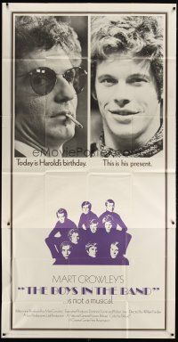 6h524 BOYS IN THE BAND int'l 3sh '70 William Friedkin, L. Frey gets Robert La Tourneaux as present!