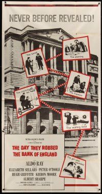 6h558 DAY THEY ROBBED THE BANK OF ENGLAND 3sh '60 Aldo Ray, never before revealed!