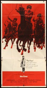 6h583 FIXER style B 3sh '68 directed by John Frankenheimer, great image of Russian Cossacks charging