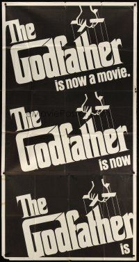 6h598 GODFATHER int'l 3sh '72 Francis Ford Coppola crime classic from the novel by Mario Puzo!