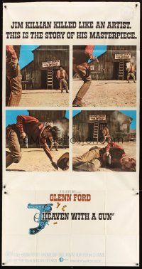 6h614 HEAVEN WITH A GUN 3sh '69 Glenn Ford kills like an artist and this is his masterpiece!