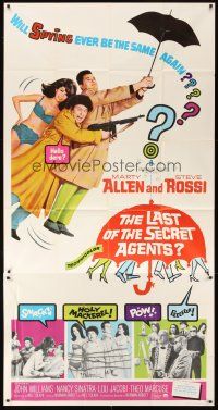 6h674 LAST OF THE SECRET AGENTS 3sh '66 Allen & Rossi, will spying ever be the same again!