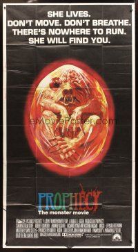 6h788 PROPHECY int'l 3sh '79 John Frankenheimer, art of monster in embryo by Paul Lehr!