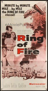 6h808 RING OF FIRE 3sh '61 it closes on David Janssen & Joyce Taylor minute by minute!