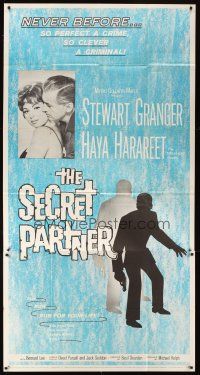 6h831 SECRET PARTNER 3sh '61 Stewart Granger, Haya Harareet, never before so perfect a crime!