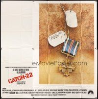 6h010 CATCH 22 int'l 6sh '70 directed by Mike Nichols, based on the novel by Joseph Heller!
